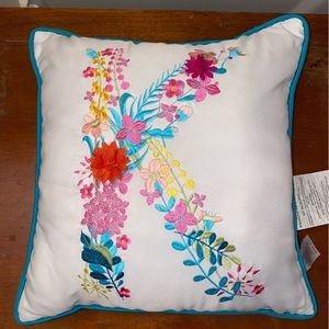 Accent letter “K” Pillow